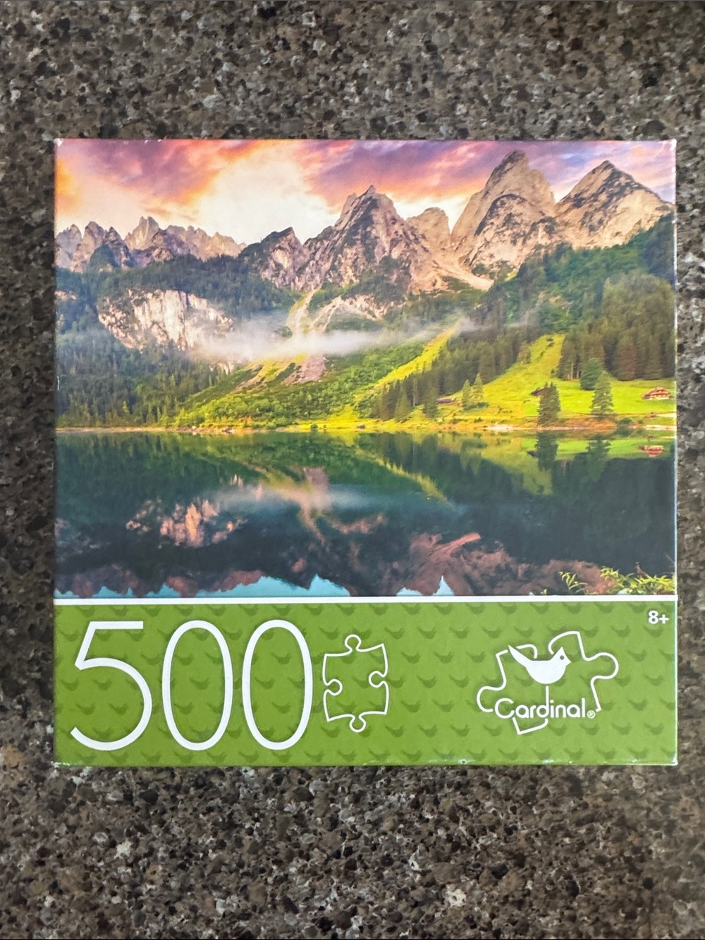 500-Piece Cardinal Brand Mountains & Lake Puzzle by Spinmaster.com